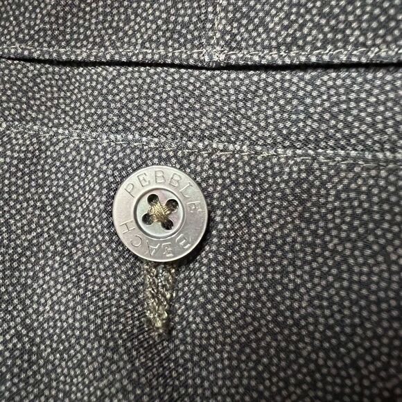 PEBBLE BEACH Shorts Mens 36 Black Dry-Luxe Performance Stretch Pockets NWT Golf - Picture 4 of 11